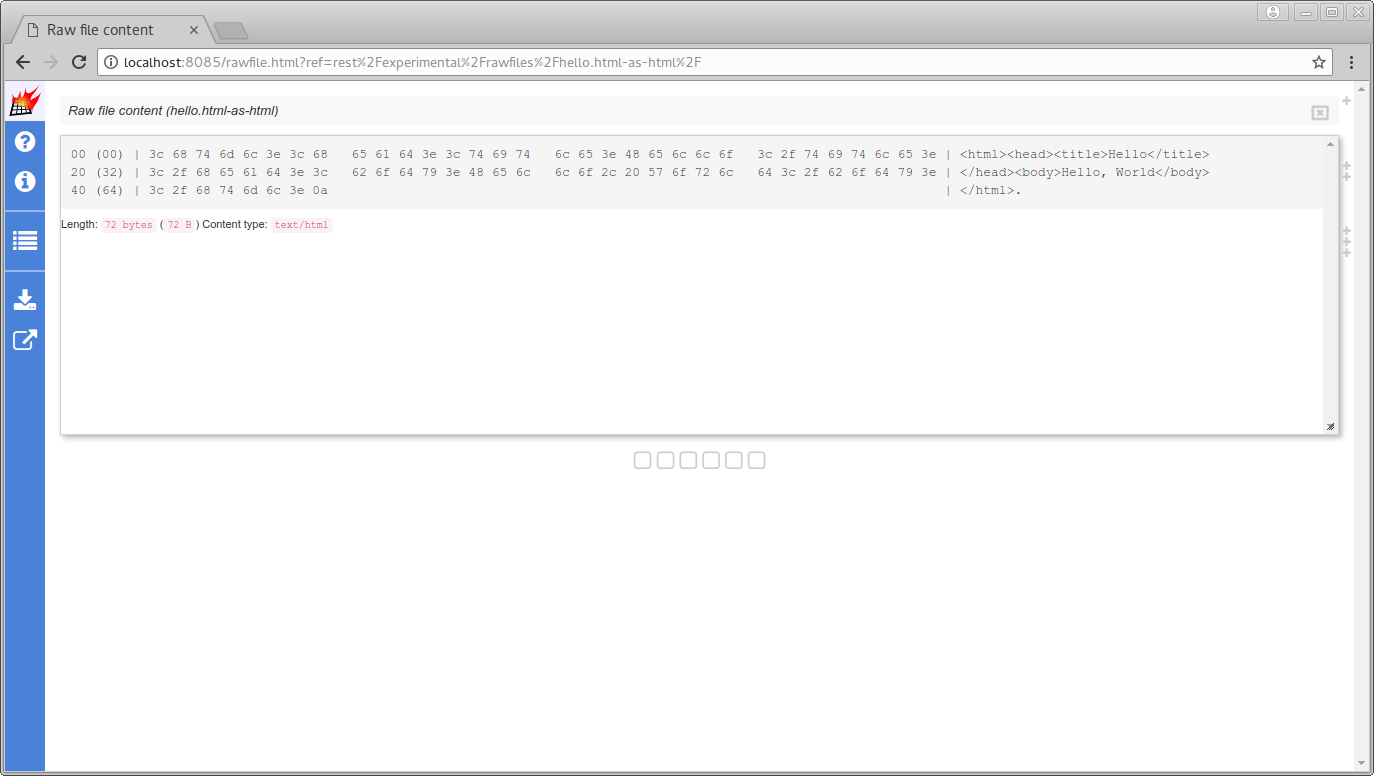 Raw file content Raw file content
